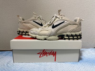 Stussy × Nike Air Zoom Spiridon CG 2 "Fossil/Black"