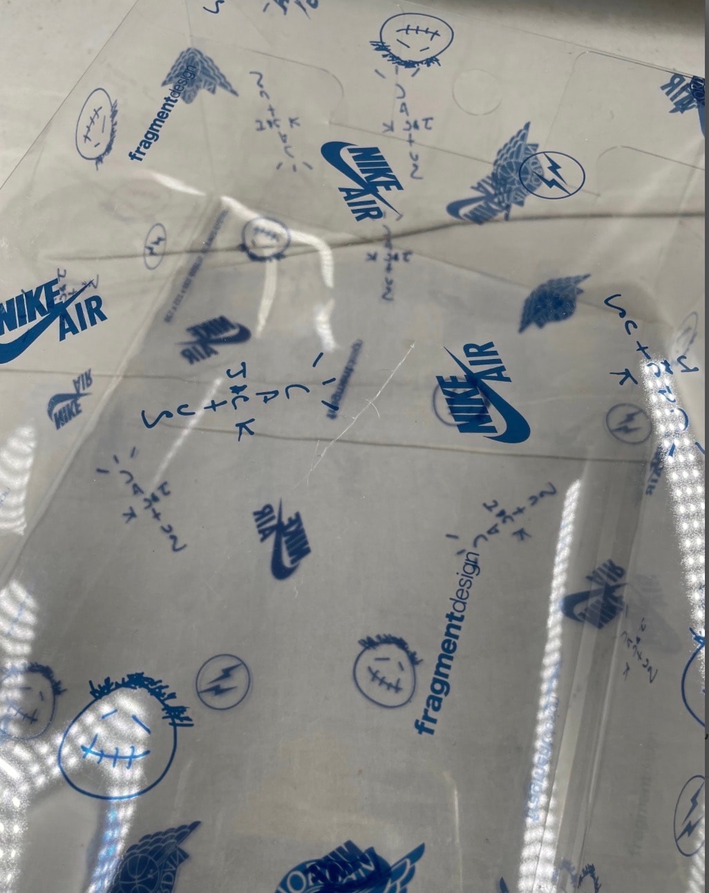 Travis Scott × fragment design × Nike Air Jordan 1 Low OG "Sail/Military Blue"