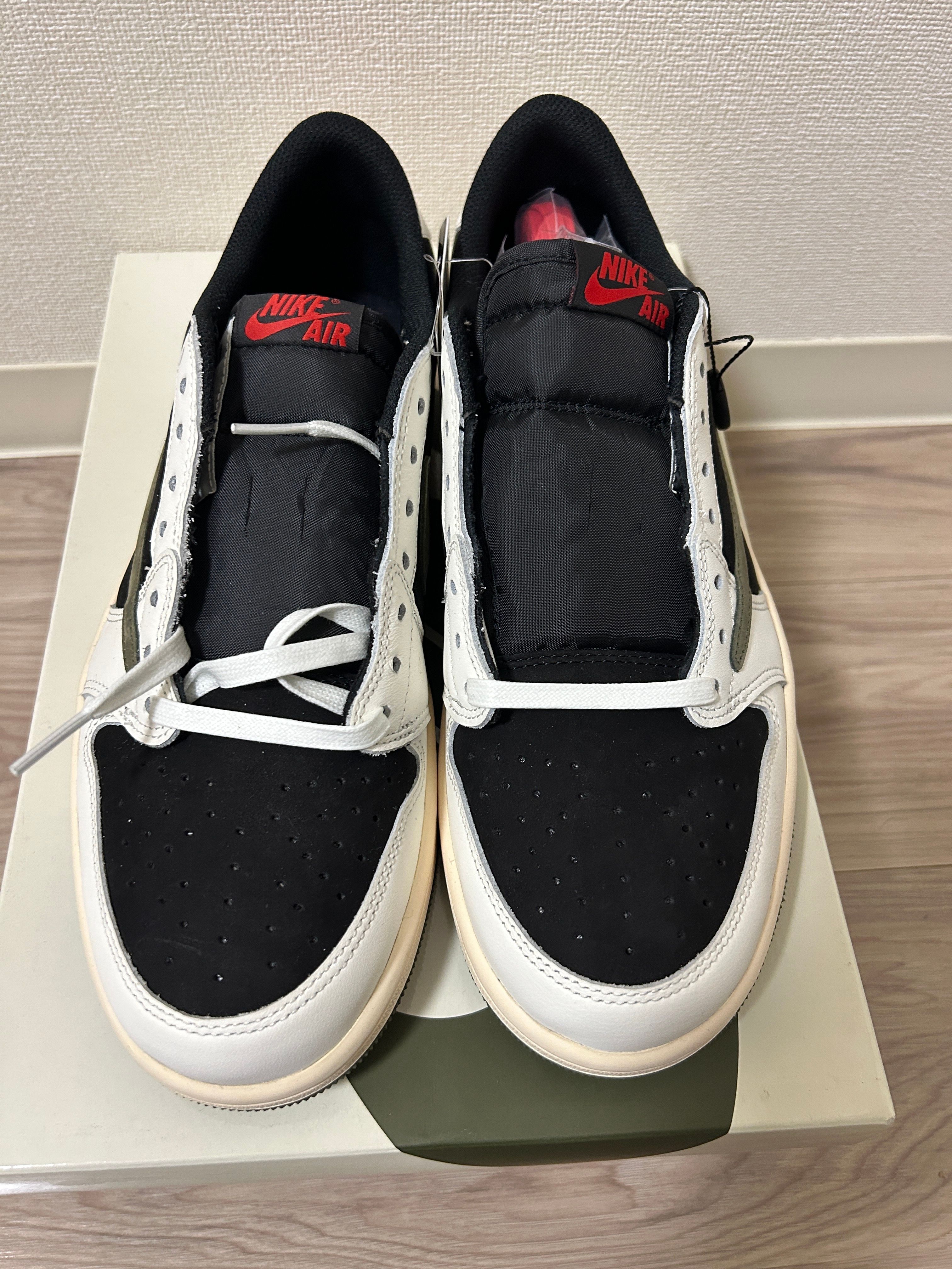 Travis Scott × Nike Women's Air Jordan 1 Low OG "Medium Olive"