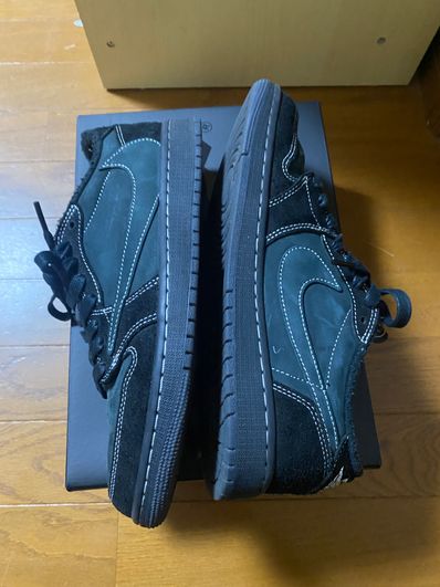 Travis Scott × Nike Air Jordan 1 Low OG SP "Black Phantom"