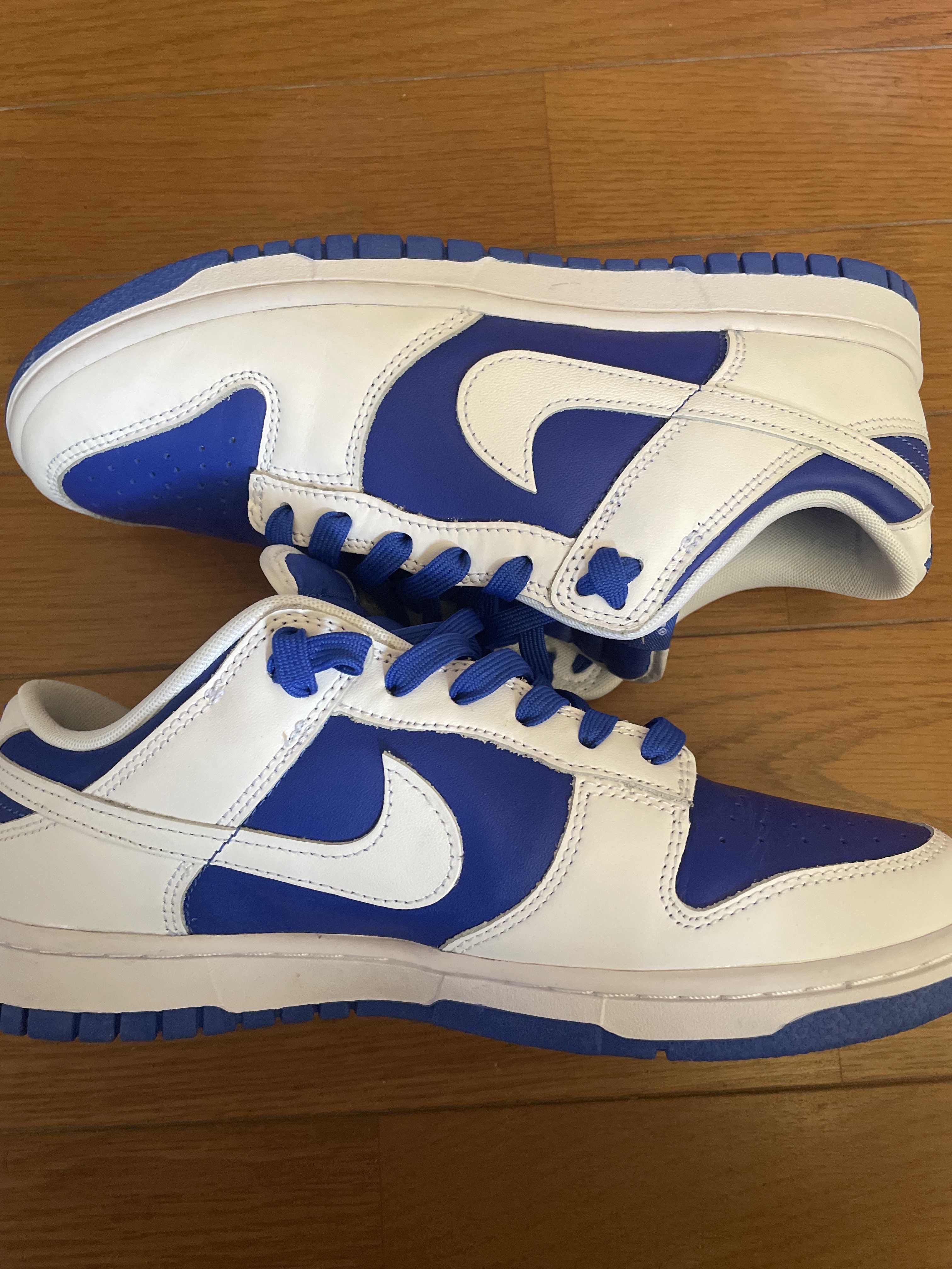 Nike Dunk Low Retro "Racer Blue and White"