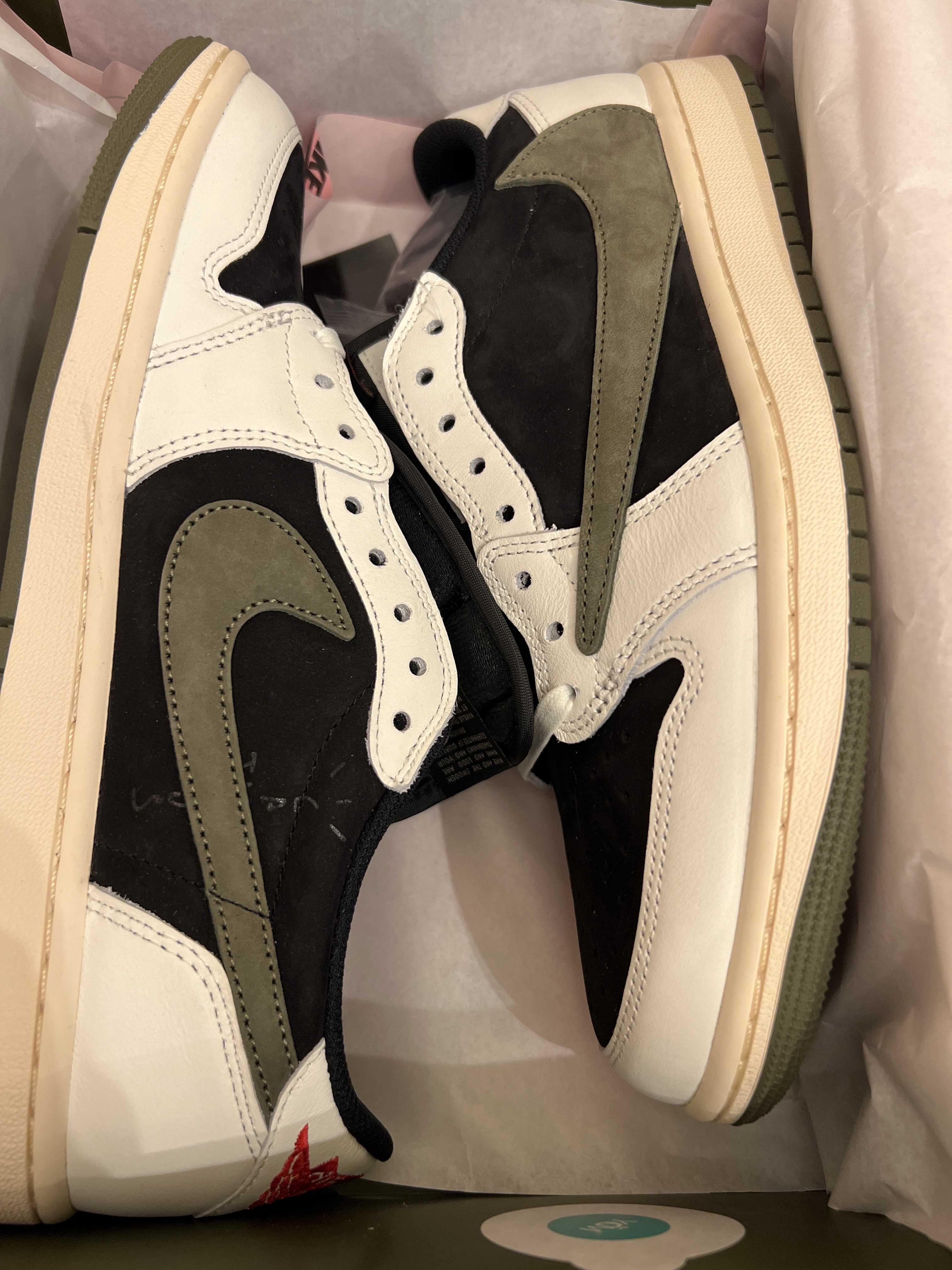 Travis Scott × Nike Women's Air Jordan 1 Low OG "Medium Olive"