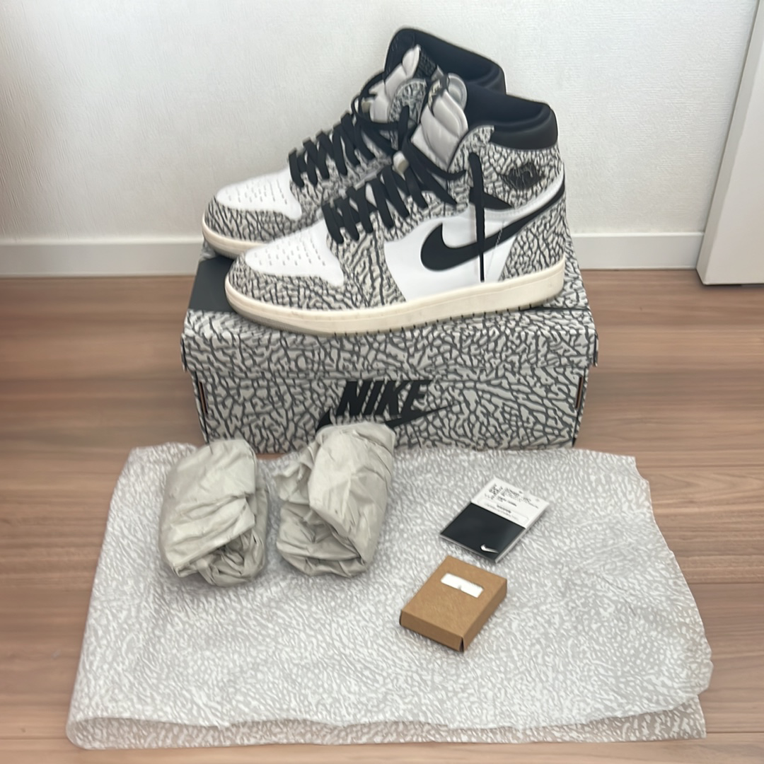 Nike Air Jordan 1 High OG "White Cement/Safari"