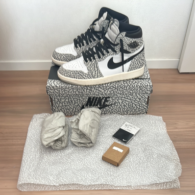 Nike Air Jordan 1 High OG "White Cement/Safari"