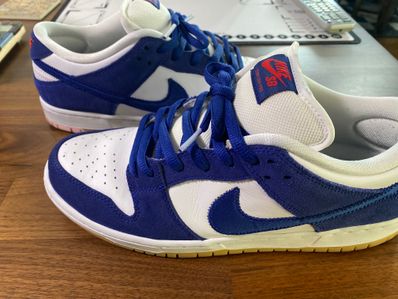 Nike SB Dunk Low "Los Angeles Dodgers/Deep Royal Blue"