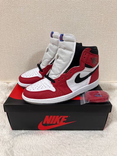 Spiderman × Nike Air Jordan 1 Origin Story "Gym Red/White/Photo Blue/Black"