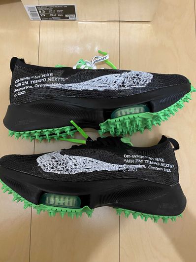 Off-White × Nike Air Zoom Tempo Next% Flyknit "Black"