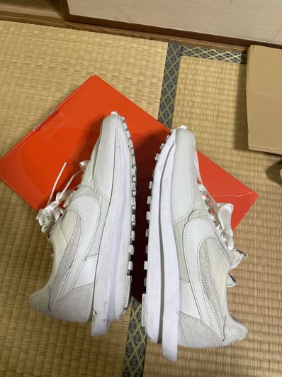 sacai × Nike LDV Waffle "Triple White"
