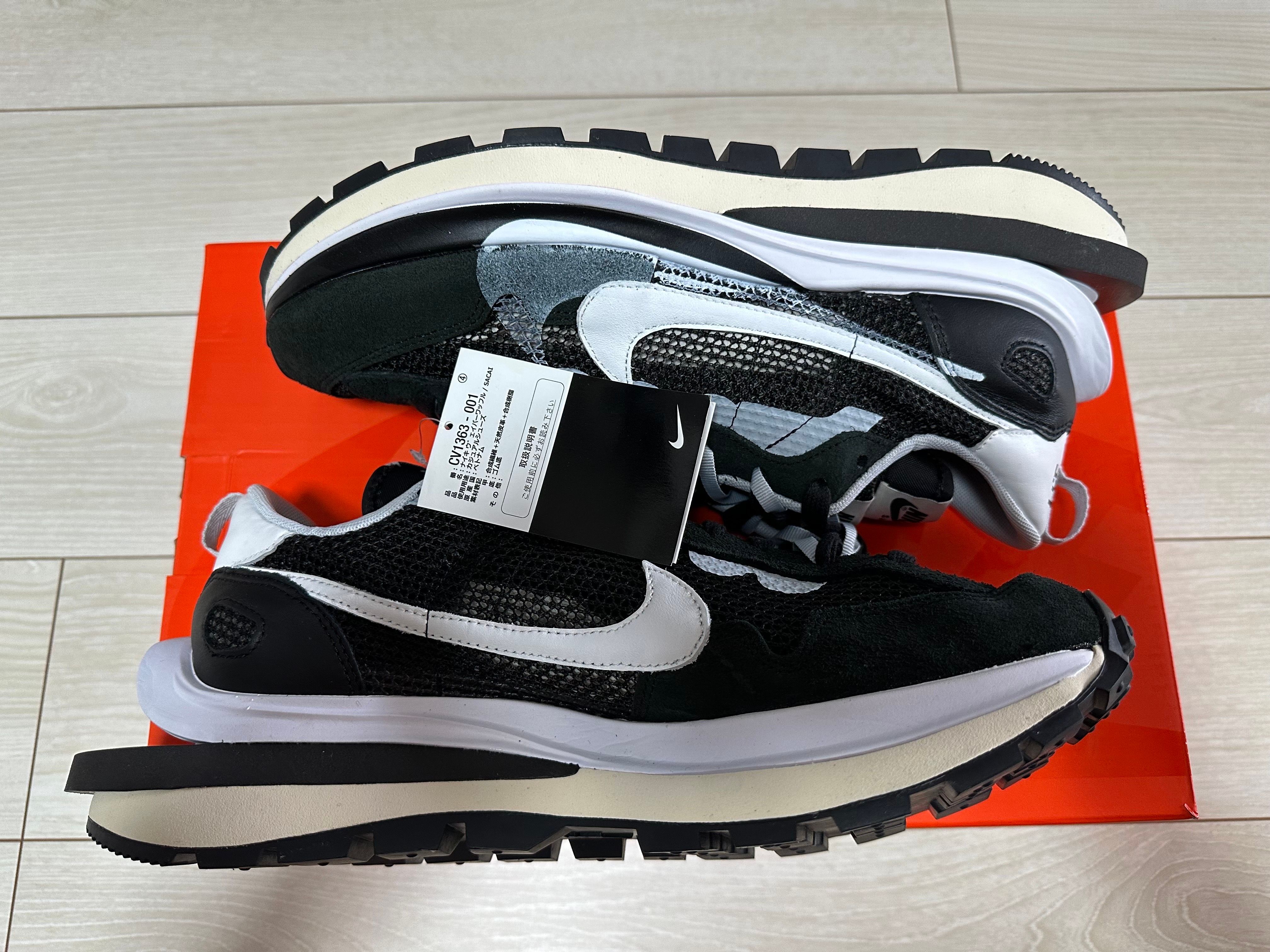 sacai × Nike Vapor Waffle "Black and White"