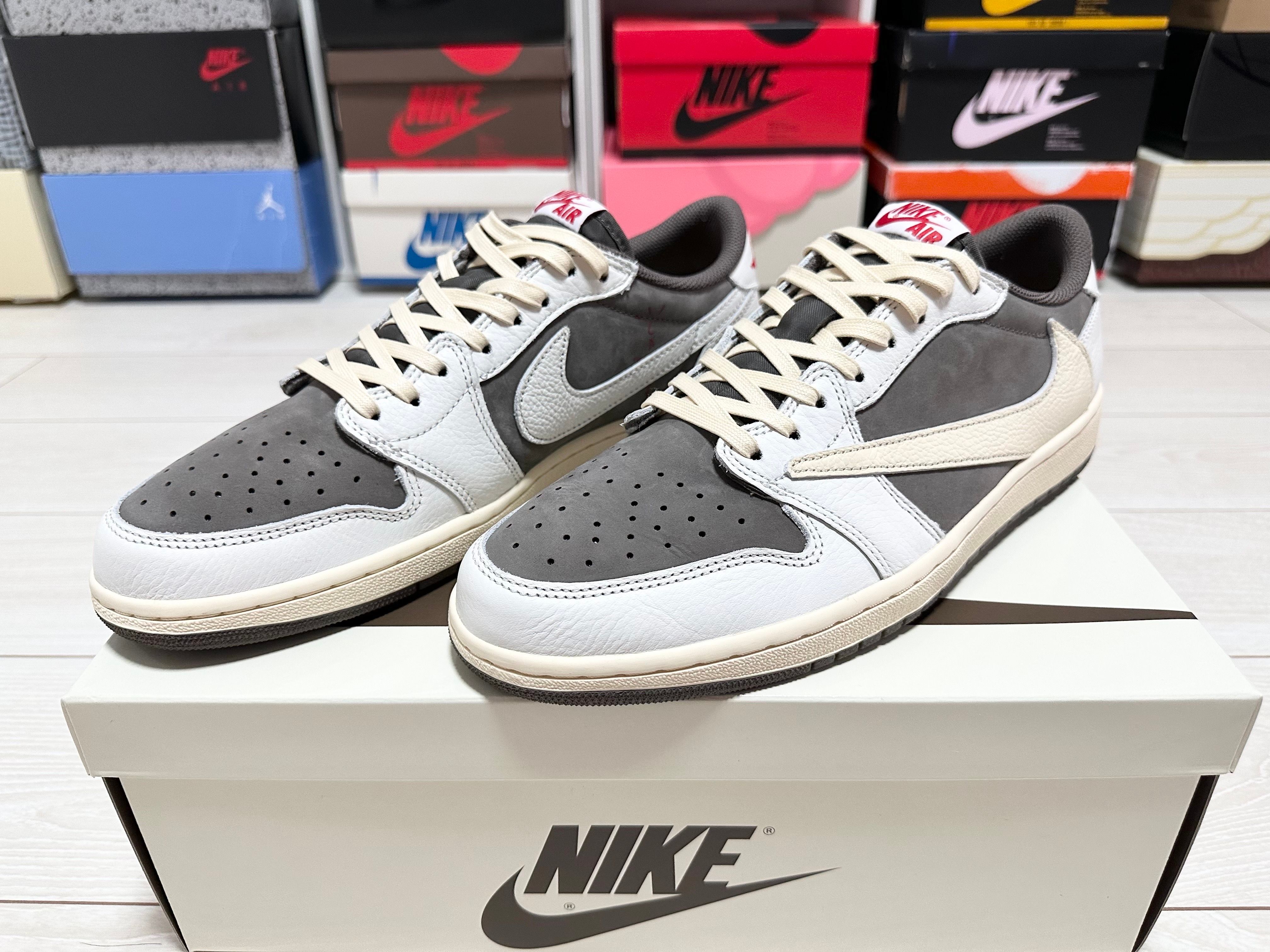 Travis Scott × Nike Air Jordan 1 Low OG SP "Reverse Mocha/Sail and Ridgerock"