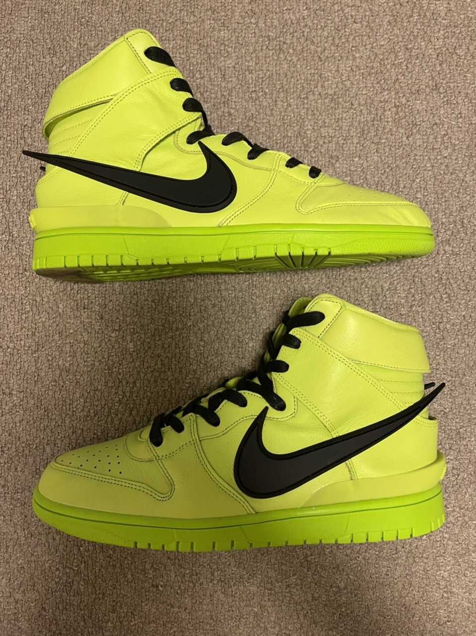 AMBUSH × NIKE DUNK HIGH "FLASH LIME"