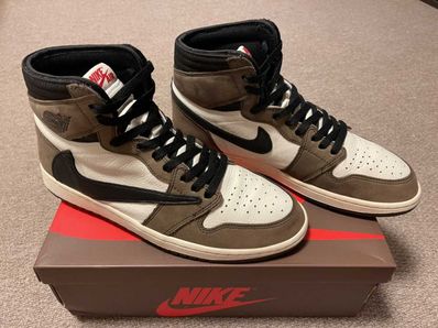 Travis Scott × Nike Air Jordan 1 Retro High OG TS SP "Sail/Dark Mocha"