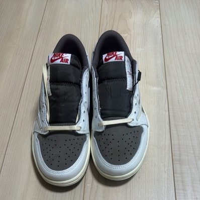 Travis Scott × Nike Air Jordan 1 Low OG SP "Reverse Mocha/Sail and Ridgerock"