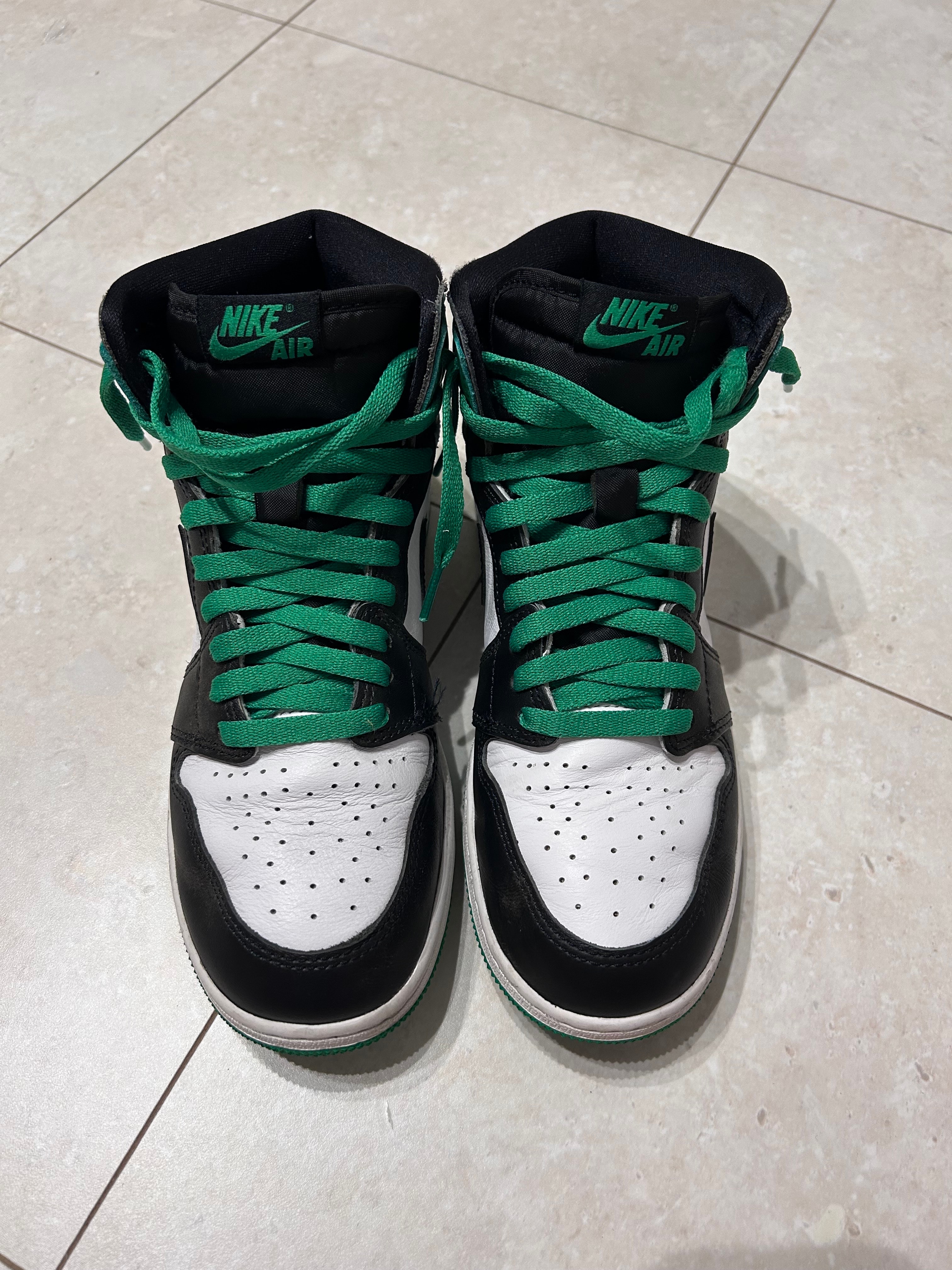 Nike GS Air Jordan 1 Retro High OG "Celtics/Black and Lucky Green" (2023)