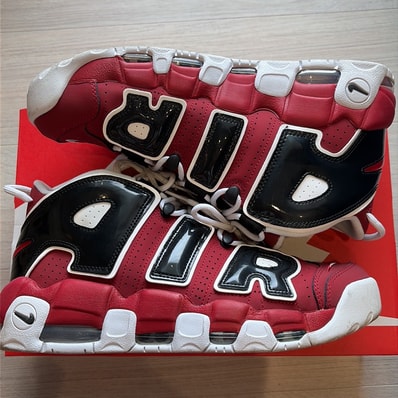 Nike Air More Uptempo ’96 "Black and Varsity Red" (2021)