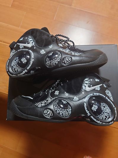 Supreme × Nike Air Zoom Flight 95 SP "Black/White"