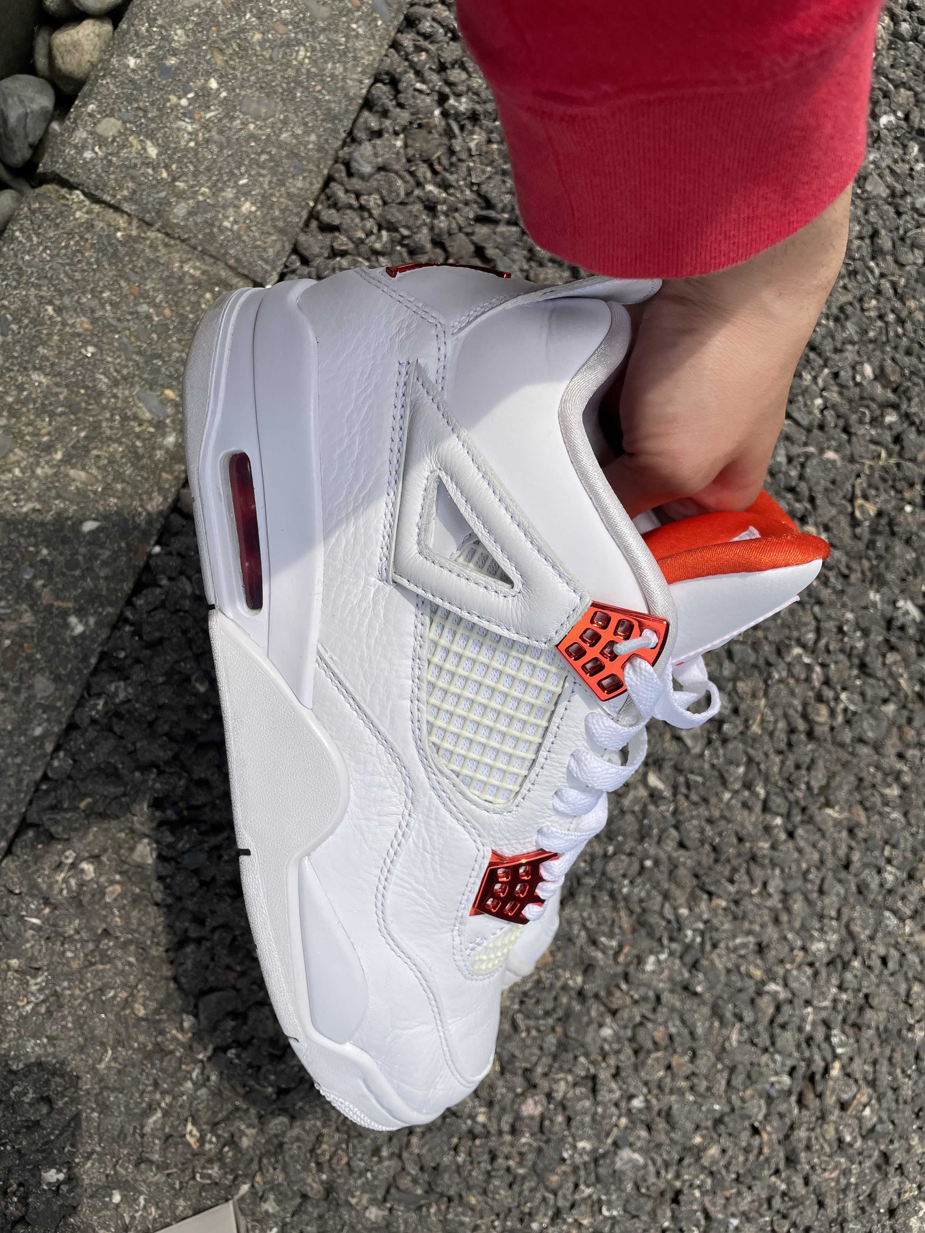 Nike Air Jordan 4 Retro "White/Team Orange"