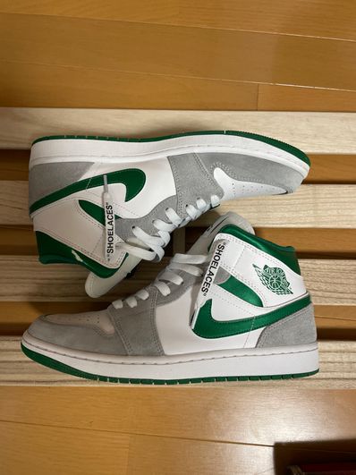 Nike Air Jordan 1 Mid "Green Grey White"