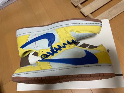 Travis Scott × Nike Women's Air Jordan 1 Retro Low OG "Canary"