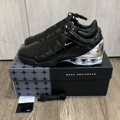 Maha Amsterdam × Nike Women's Total 90 Shox Magia "Black/Metallic Silver"