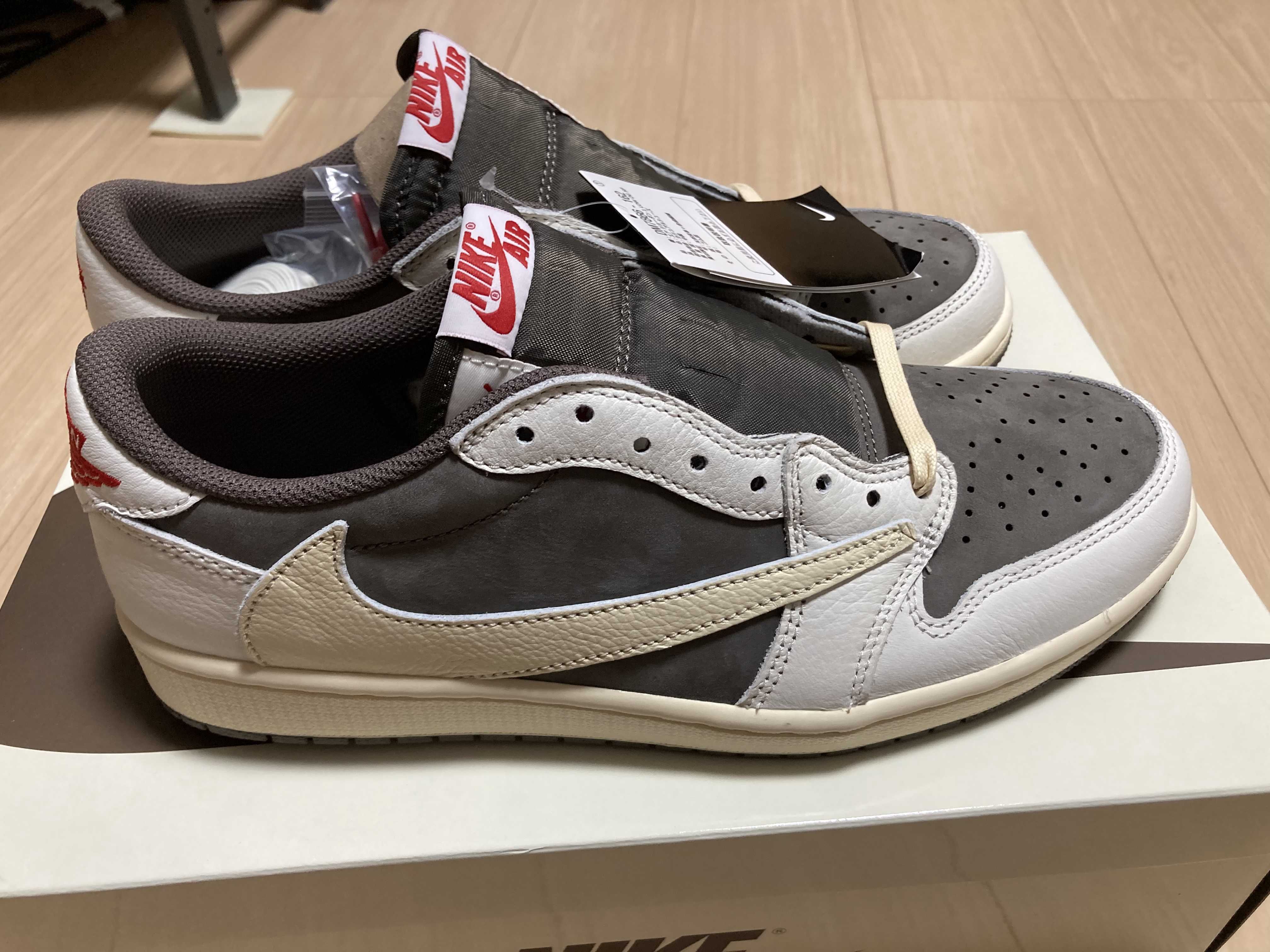 Travis Scott × Nike Air Jordan 1 Low OG SP "Reverse Mocha/Sail and Ridgerock"