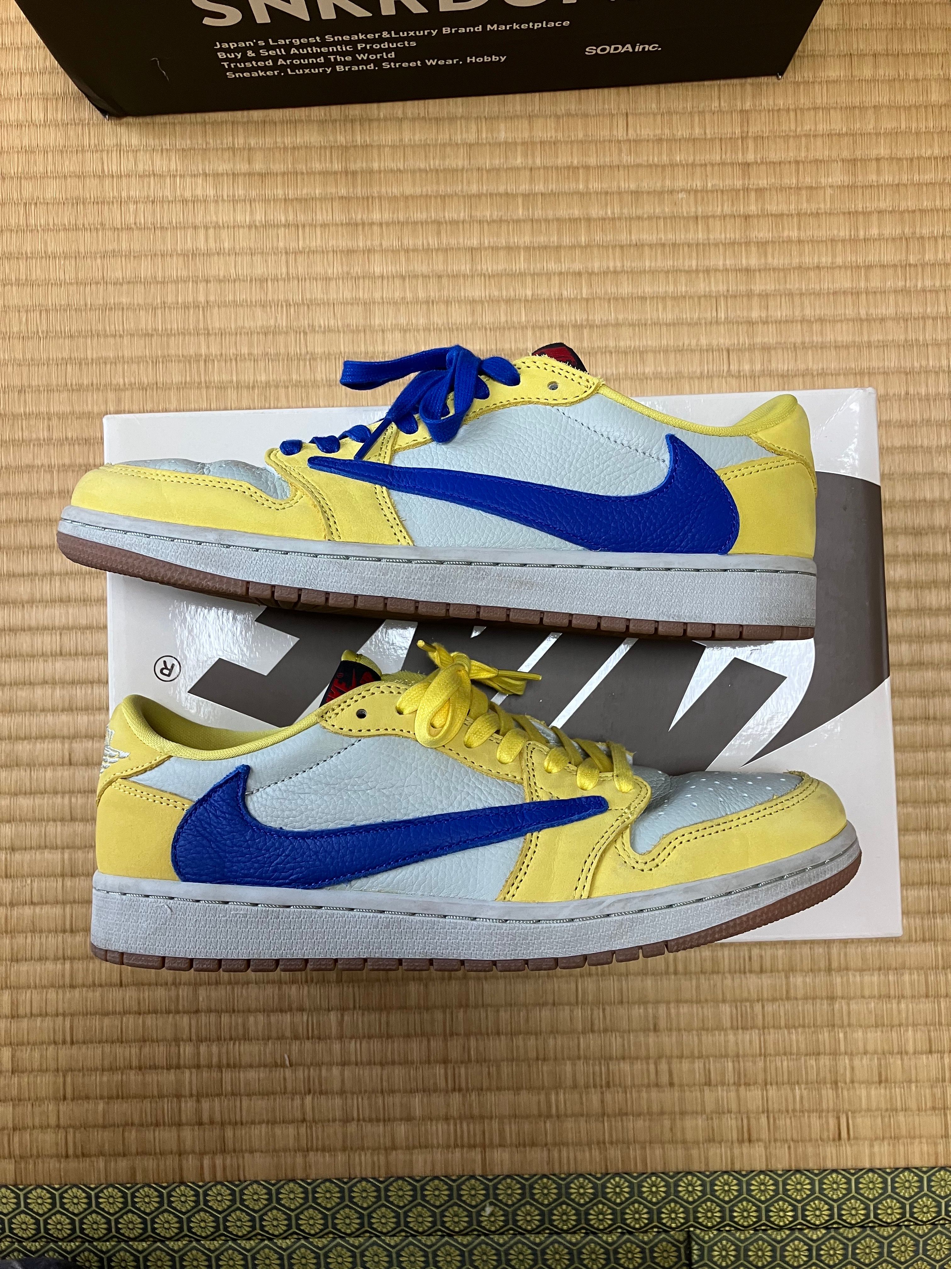 Travis Scott × Nike Women's Air Jordan 1 Retro Low OG "Canary"