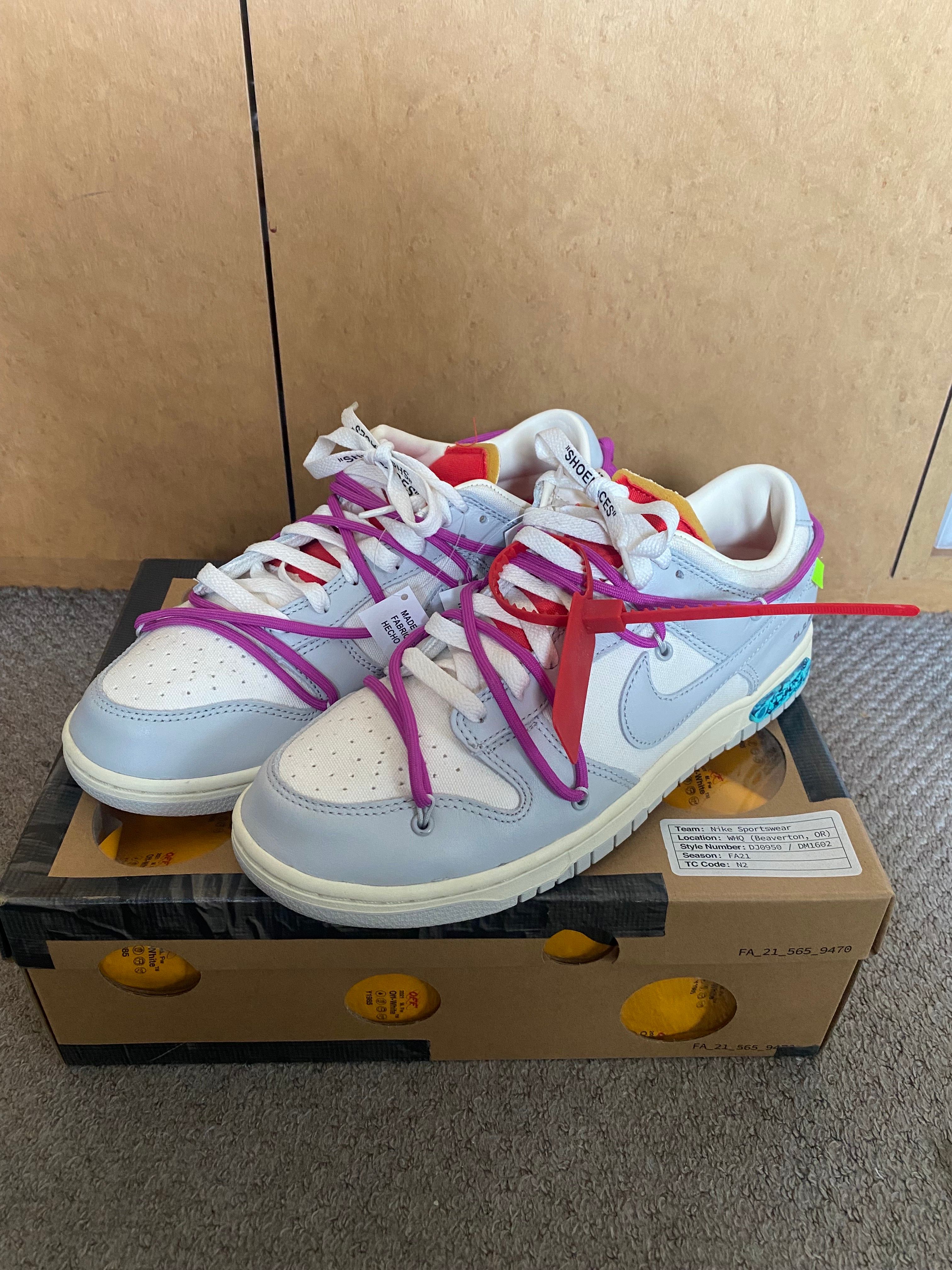 Off-White × Nike Dunk Low 1 of 50 "Lot.45"