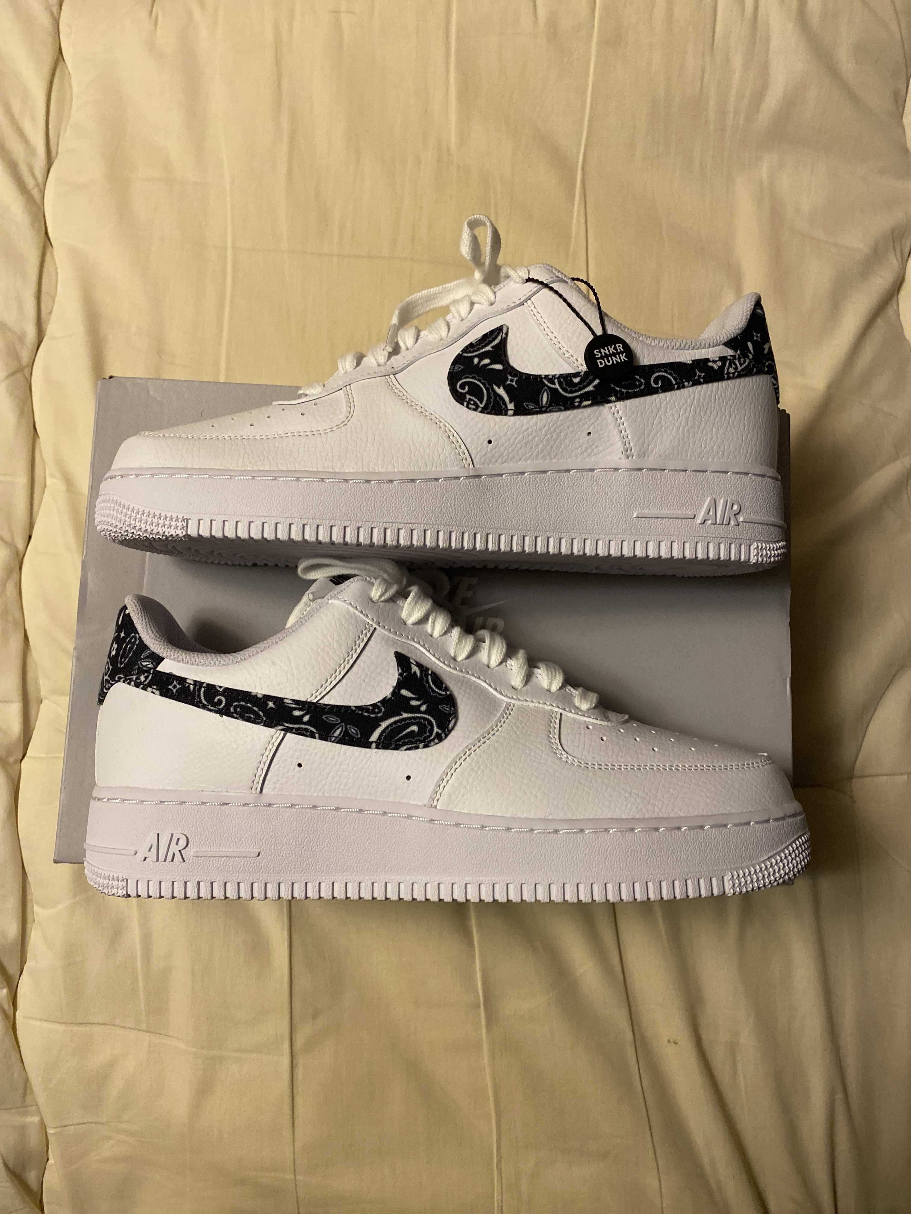 Nike Women's Air Force 1 Low '07 Essential "Black Paisley"