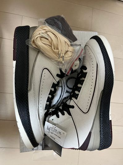 A Ma Maniere × Nike Air Jordan 2 "Airness/Sail and Burgundy"