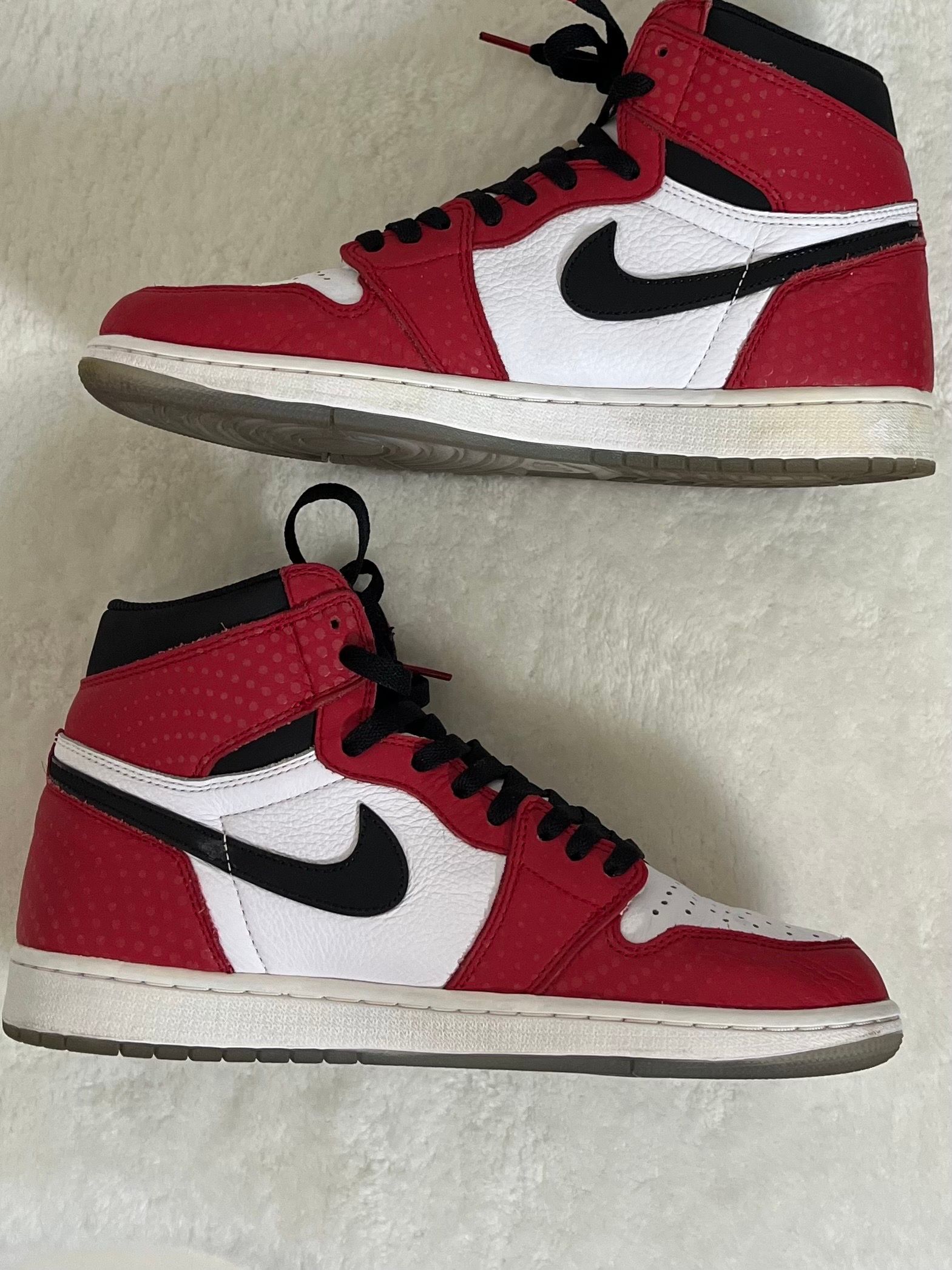 Spiderman × Nike Air Jordan 1 Origin Story "Gym Red/White/Photo Blue/Black"