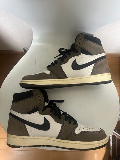 Travis Scott × Nike Air Jordan 1 Retro High OG TS SP "Sail/Dark Mocha"