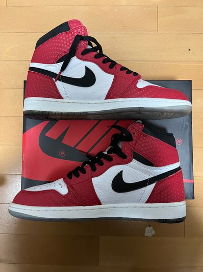 Spiderman × Nike Air Jordan 1 Origin Story "Gym Red/White/Photo Blue/Black"