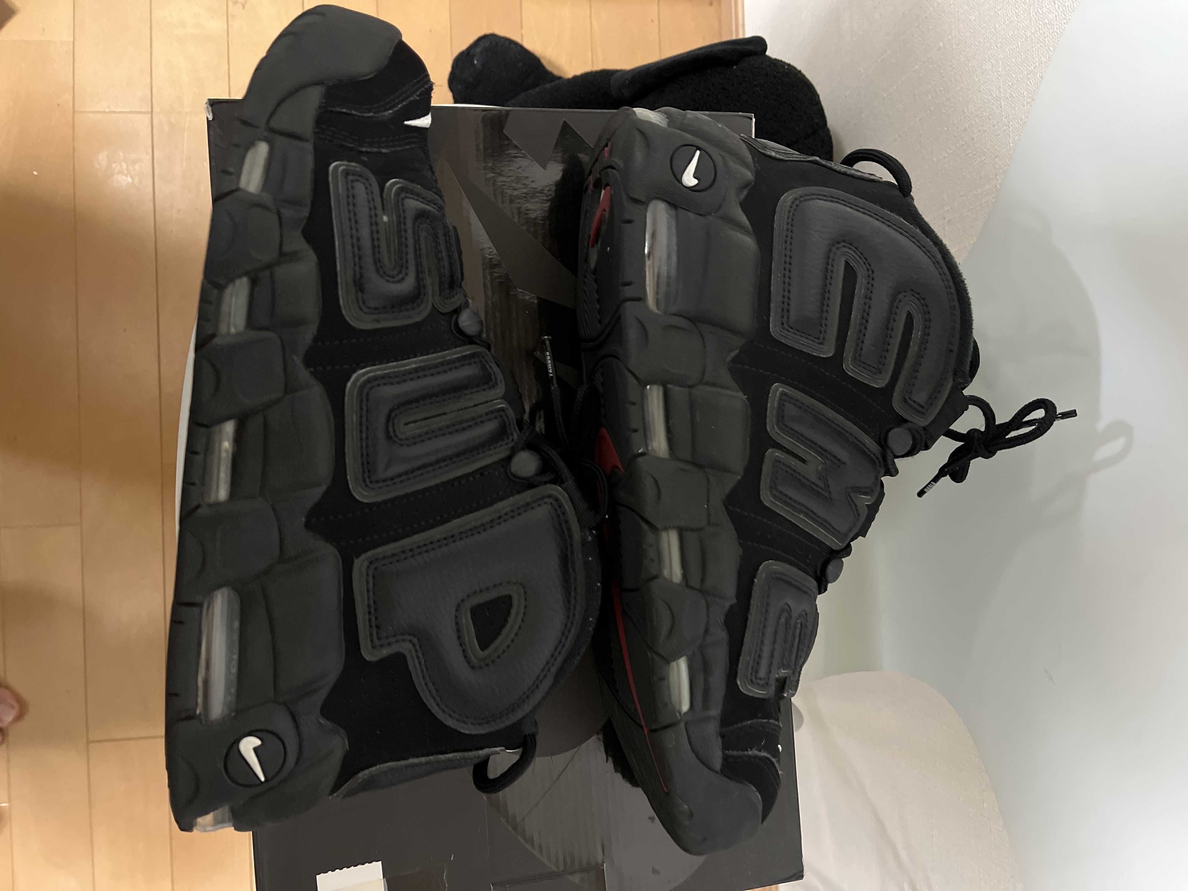 Supreme × Nike Air More Uptempo "Black"