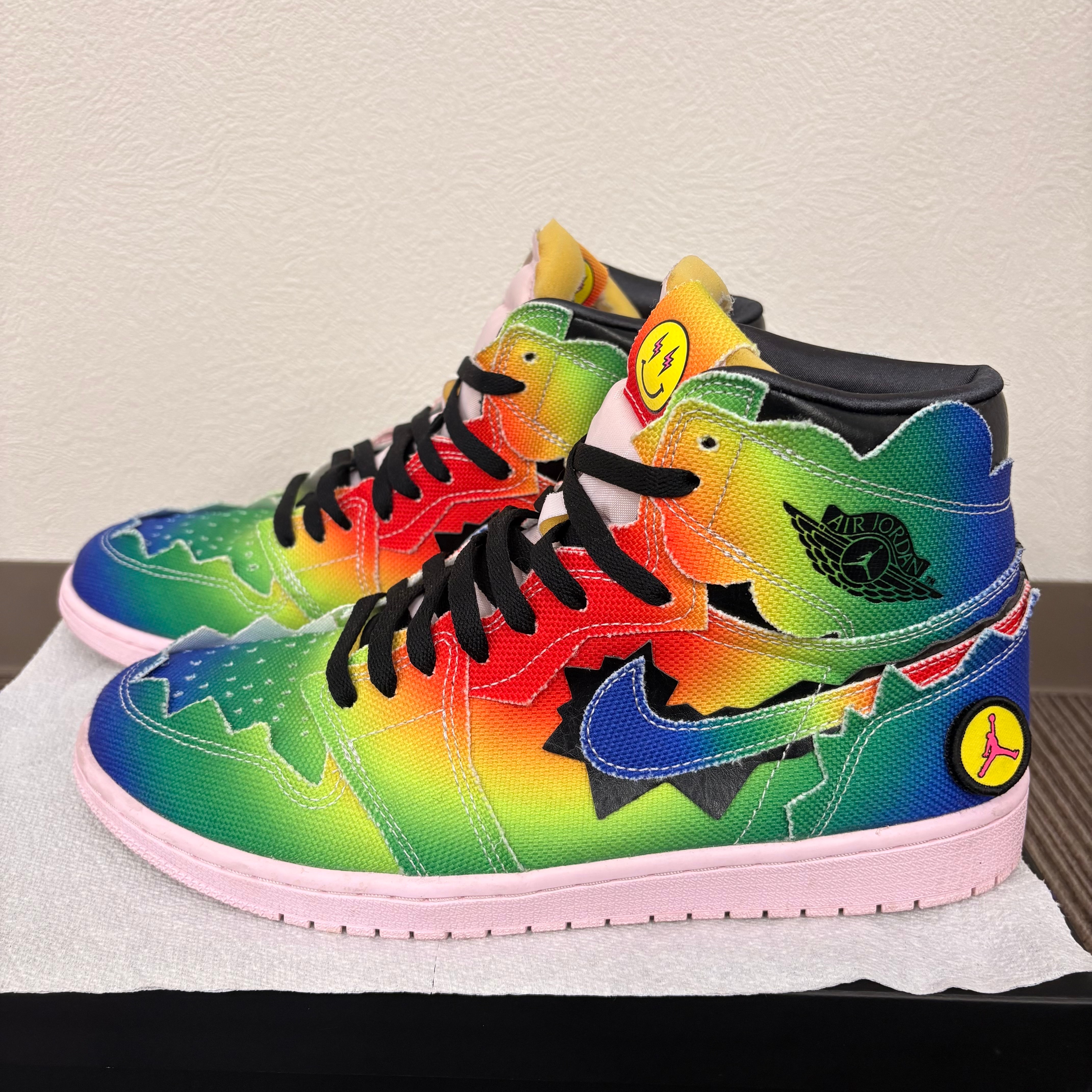 J Balvin × Nike Air Jordan 1 High OG "Rainbow"