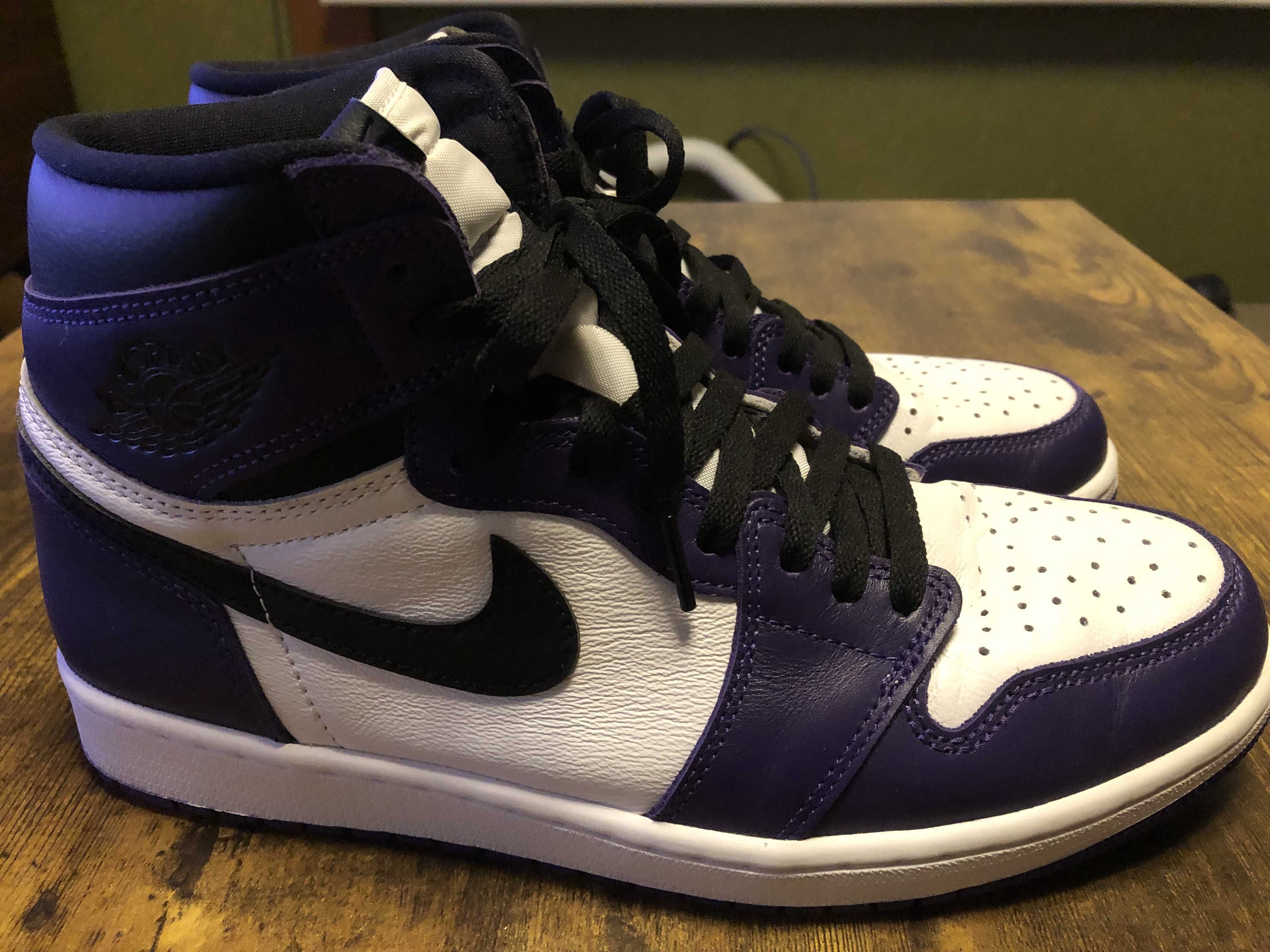 Nike Air Jordan 1 Retro High OG "Court Purple White/Black" (2020)