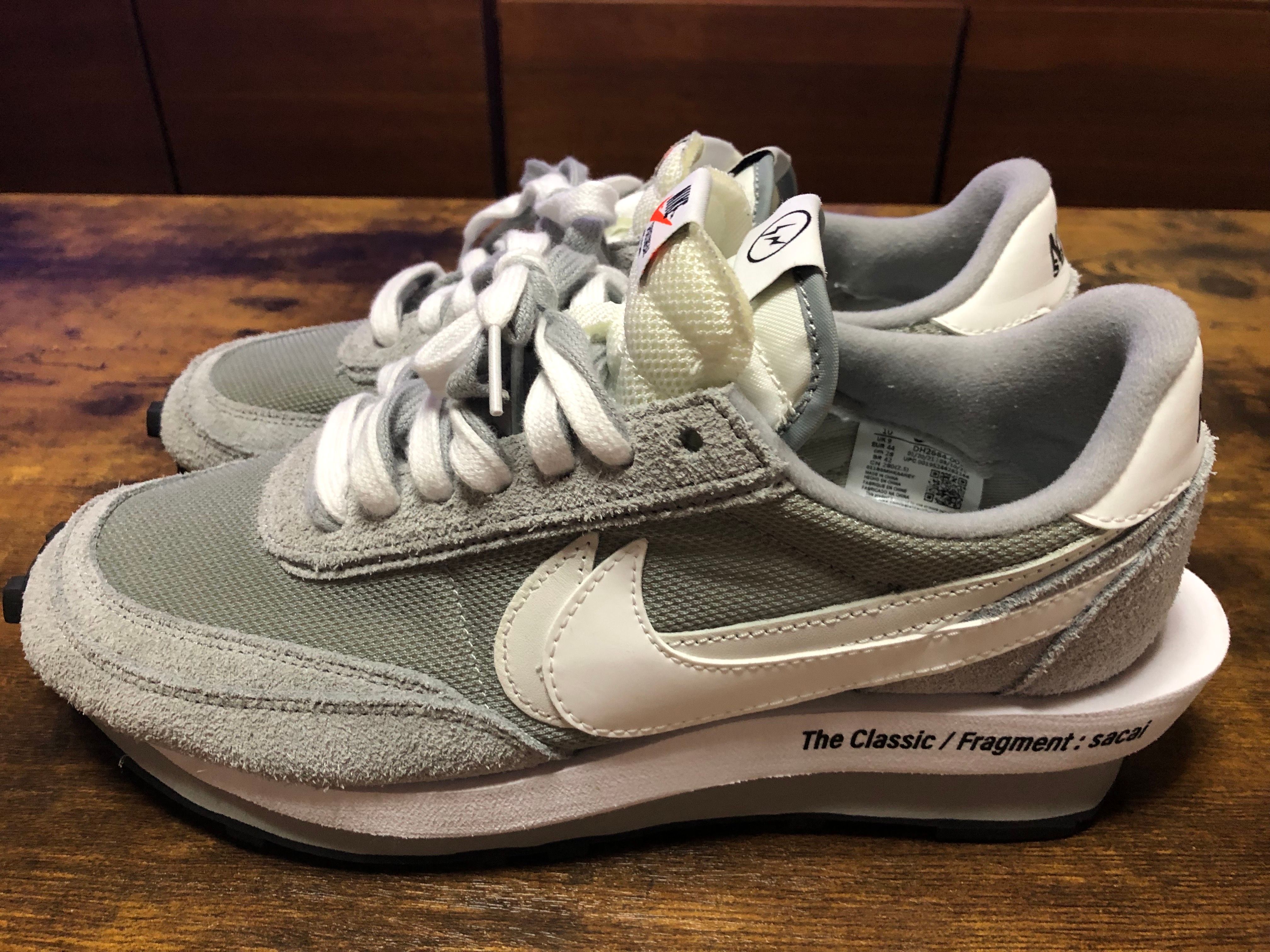 Fragment × sacai × Nike LD Waffle "Light Smoke Grey"