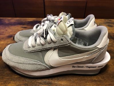 Fragment × sacai × Nike LD Waffle "Light Smoke Grey"
