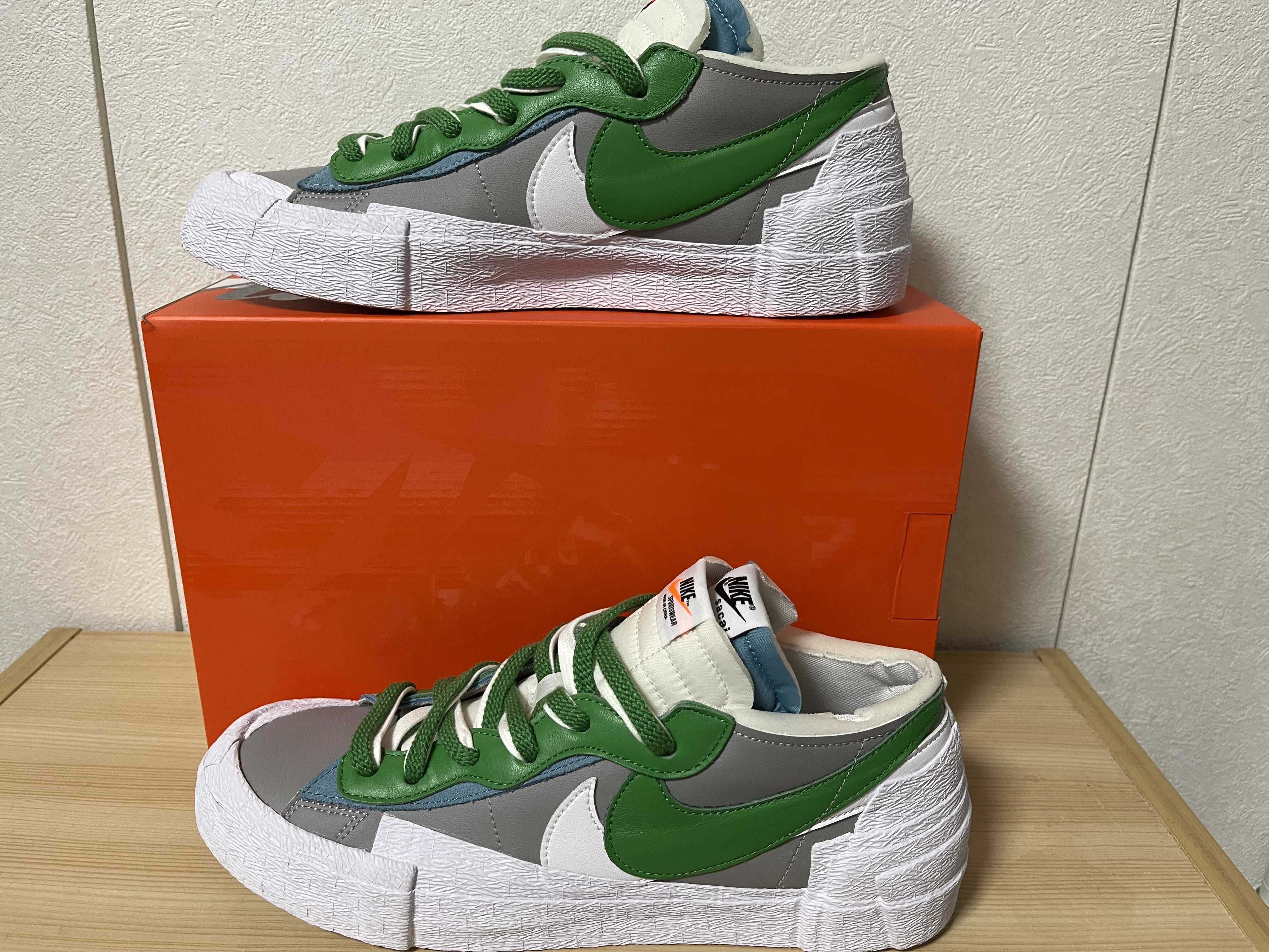 sacai × Nike Blazer Low "Classic Green"