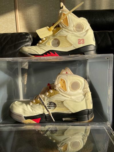 Off-White × Nike Air Jordan 5 "Sail"