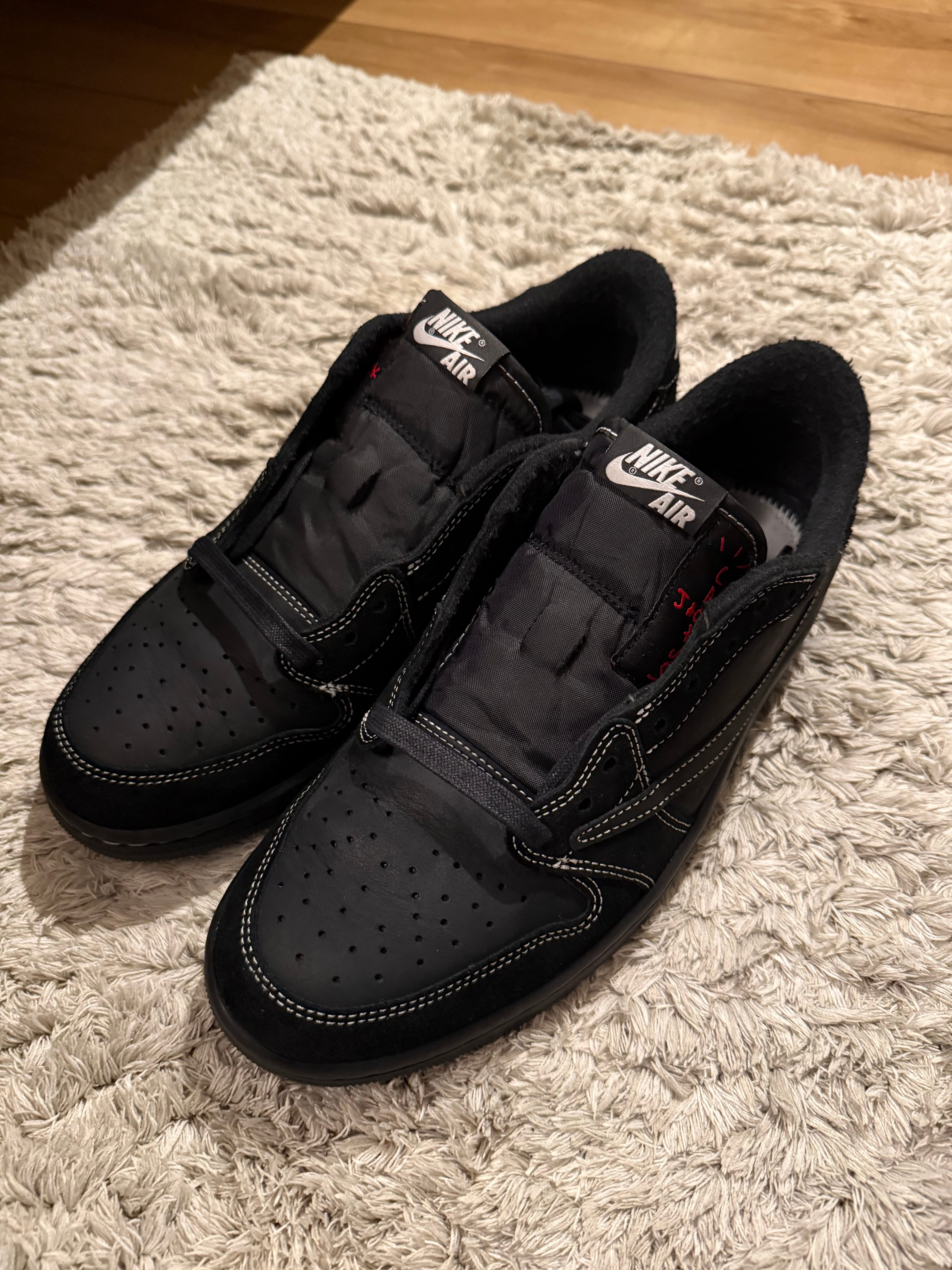 Travis Scott × Nike Air Jordan 1 Low OG SP "Black Phantom"