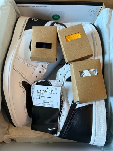 fragment design × UNION × Nike Air Jordan 1 Retro High OG "Black/White"