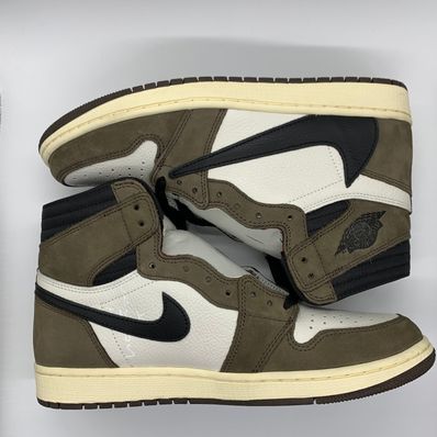 Travis Scott × Nike Air Jordan 1 Retro High OG TS SP "Sail/Dark Mocha"