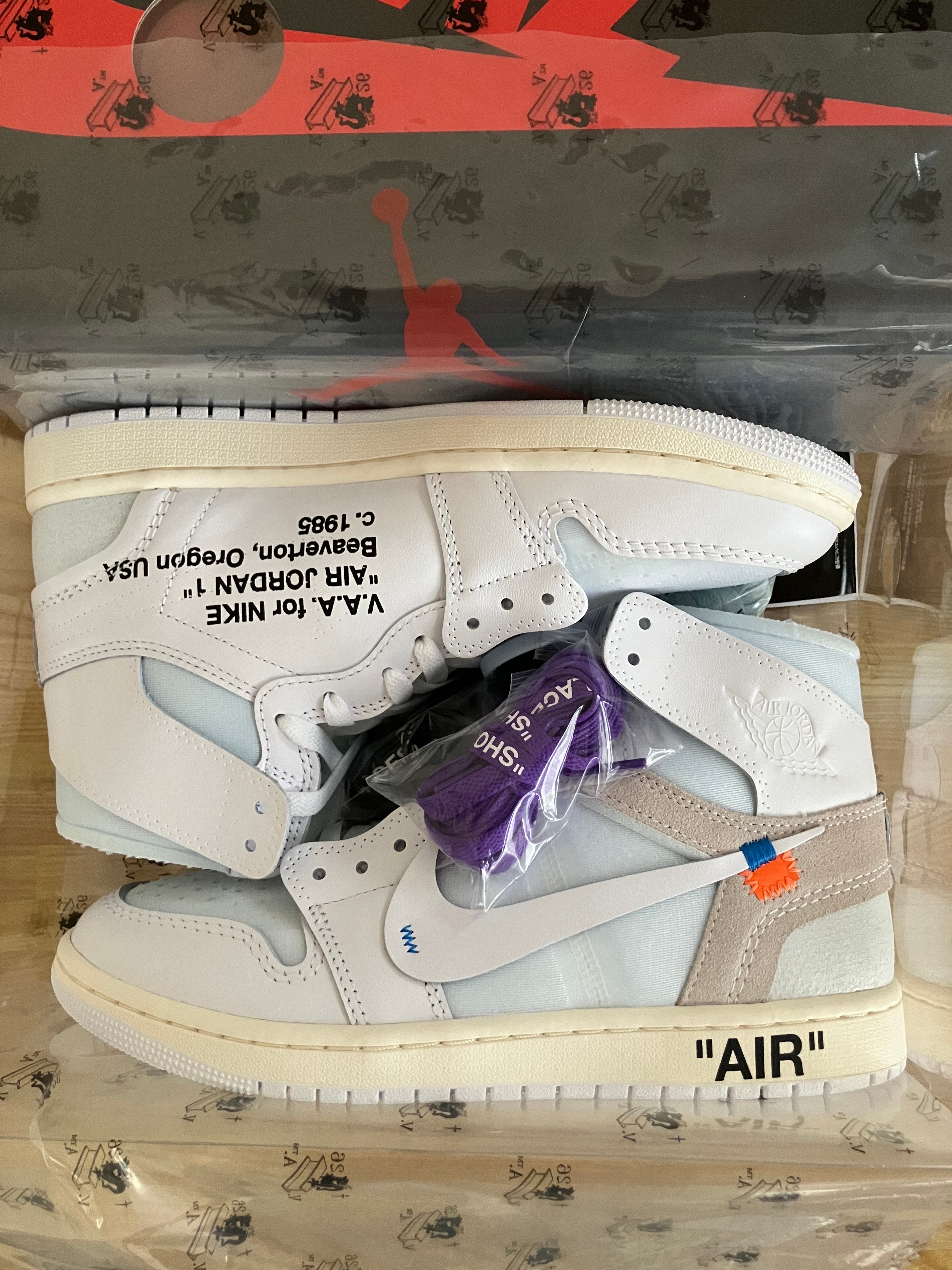 Virgil Abloh Archive (V.A.A.) × Nike Air Jordan 1 Retro High OG "Alaska"