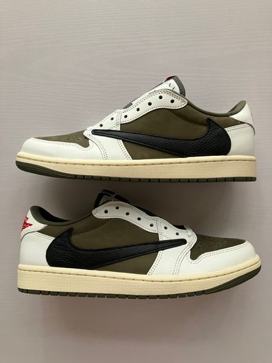 Travis Scott × Nike Air Jordan 1 Low OG SP "Reverse Olive"