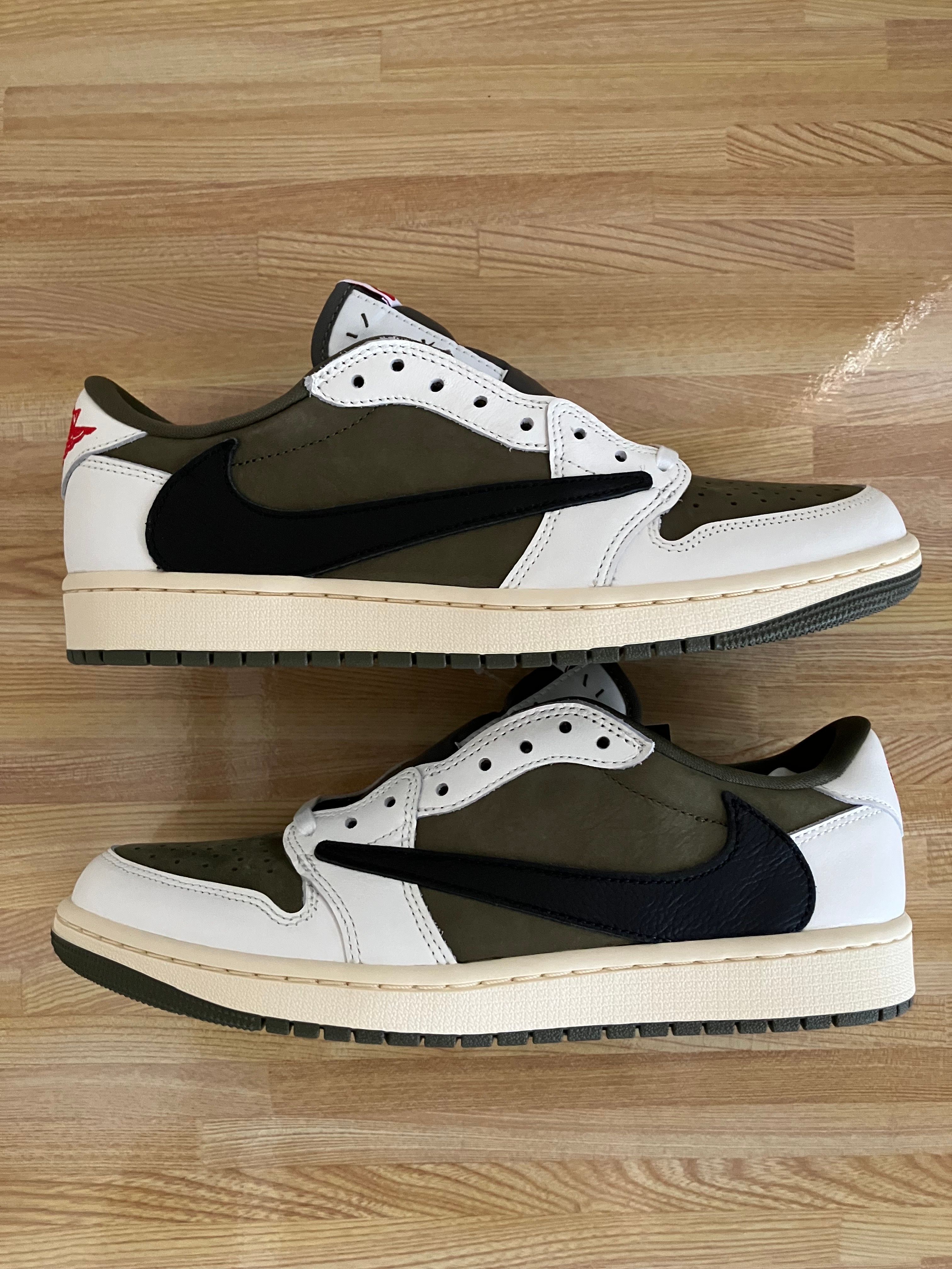 Travis Scott × Nike Air Jordan 1 Low OG SP "Reverse Olive"