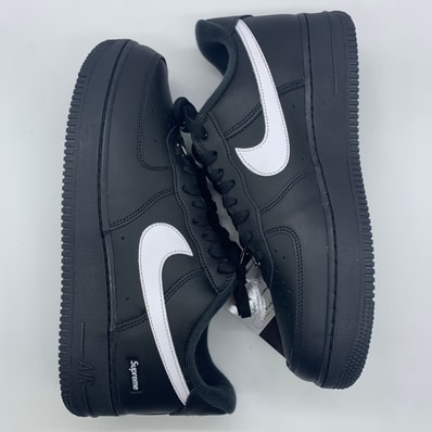Supreme × Nike Air Force 1 Low "Black/White"