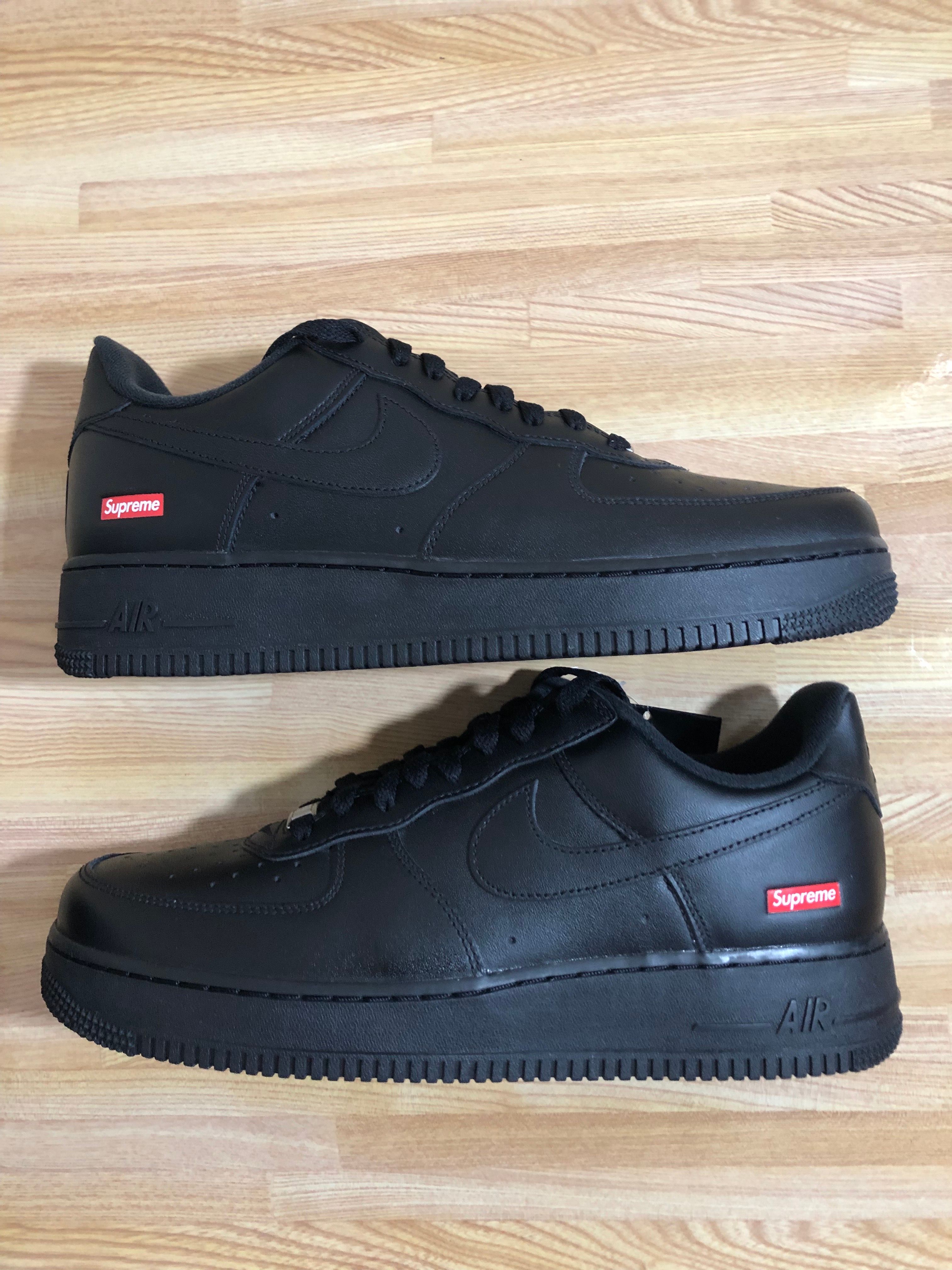 Supreme × Nike Air Force 1 Low "Black"