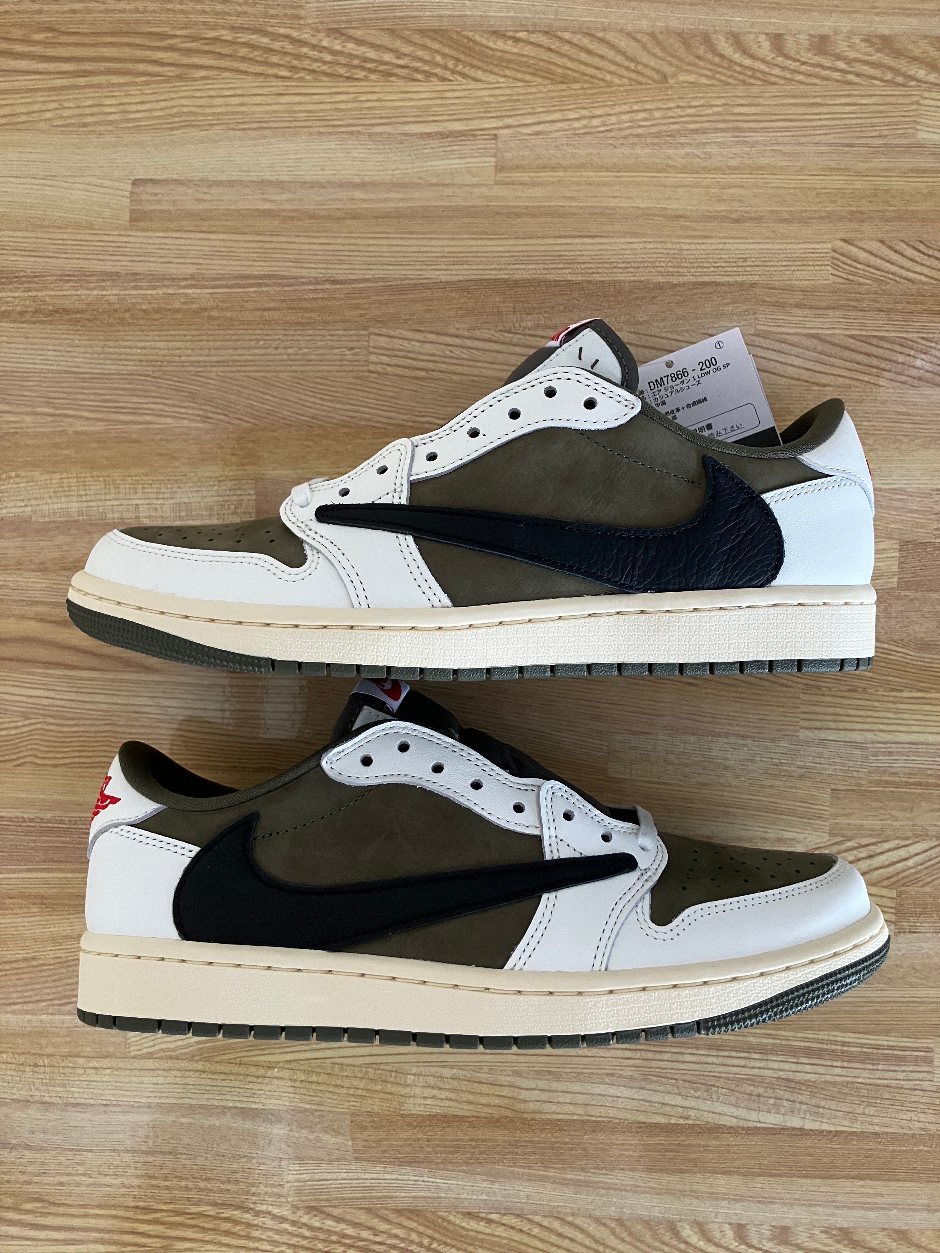 Travis Scott × Nike Air Jordan 1 Low OG SP "Reverse Olive"