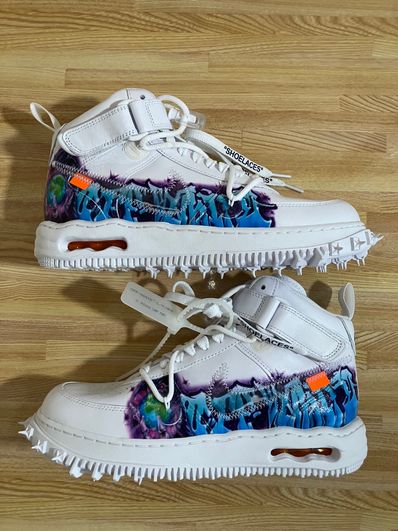 Off-White × Nike Air Force 1 Mid "Graffiti"