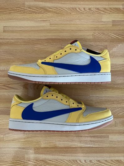 Travis Scott × Nike Women's Air Jordan 1 Retro Low OG "Canary"